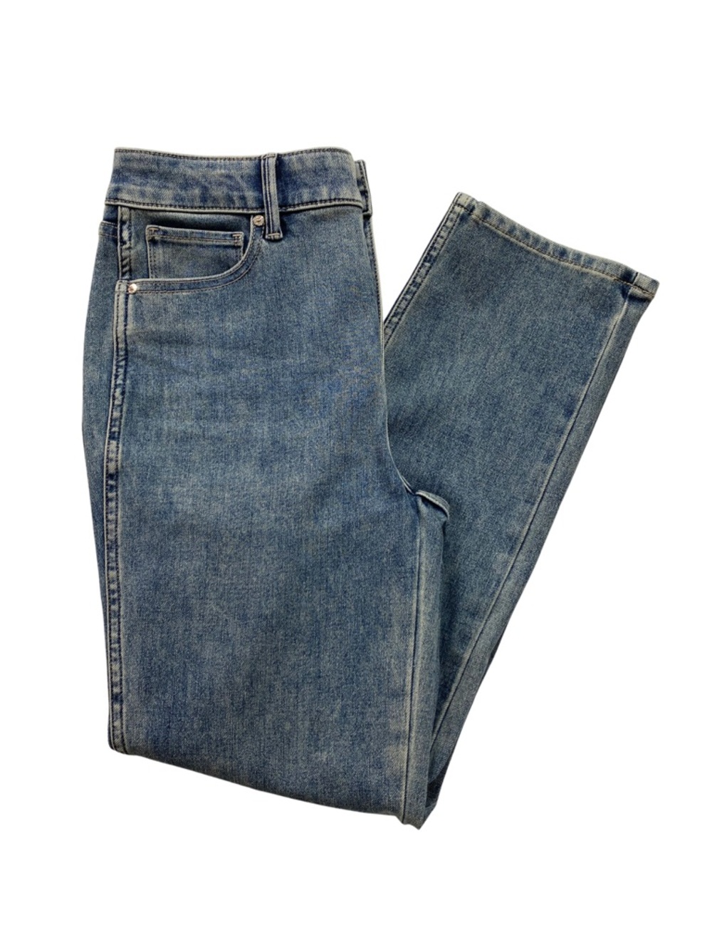 White House Black Market High Rise Straight Sculpt Jeans Women’s 6 Medium Wash